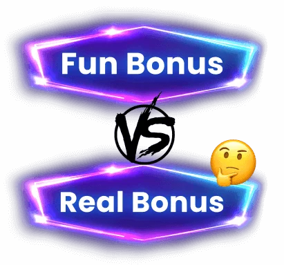 fun bonus vs real bonus senza deposito